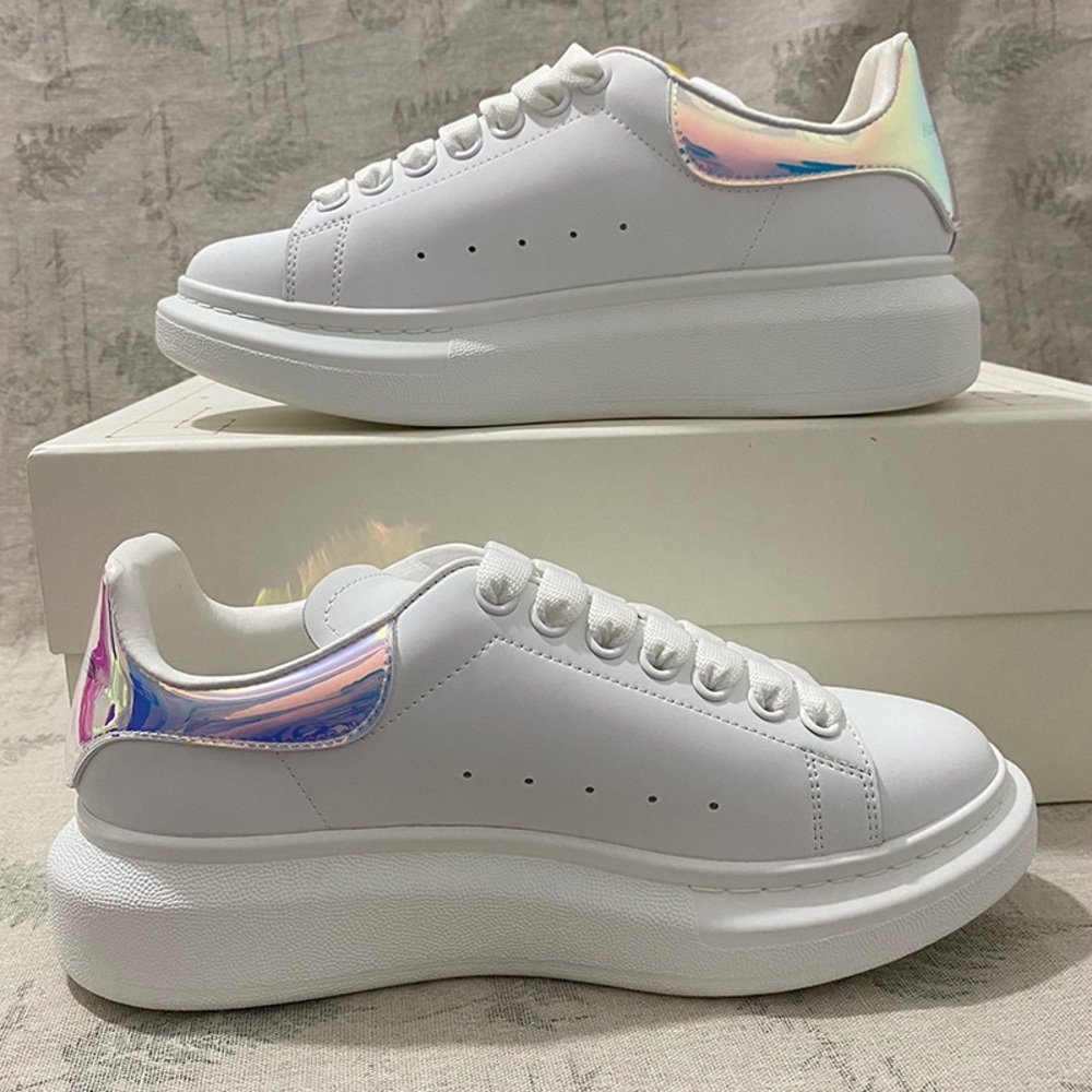 Alexander McQueen White Thick-Soled Sneakers
